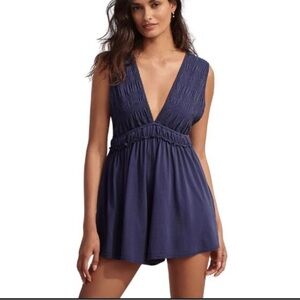 Anthropologie Midnight Blue Garment